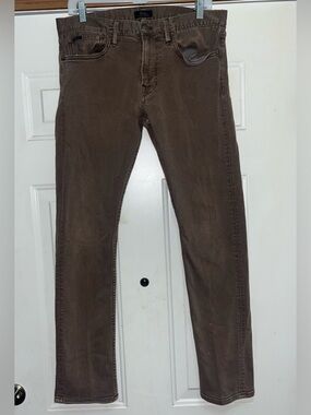 Polo Ralph Lauren Women’s Straight Slim Leg Brown Jeans 32x32